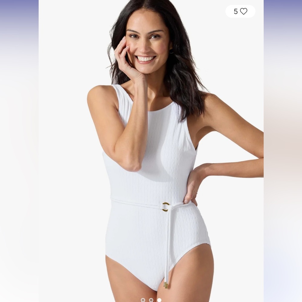 Tommy Bahama Cable Beach High Neck One piece swimsuit